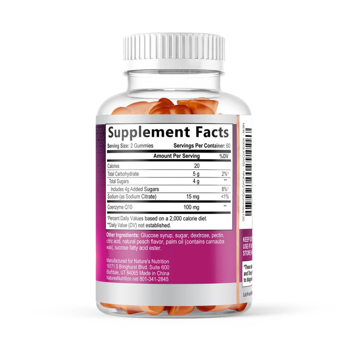 Nutrition CoQ10 Gummies 100mg – 120 Count