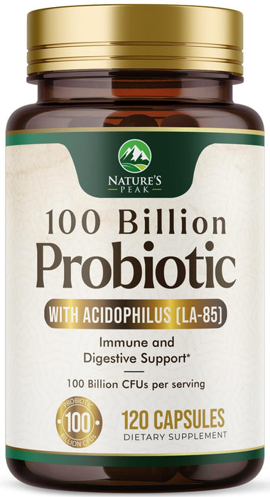 Probiotics for Women's Digestive Health - 100 Billion CFU, 16 Strains with Prebiotics, Supports Immune, Gut Health, PH, Gas & Bloating, Best Probiotic for Women & Men, Shelf Stable - 120 Capsules