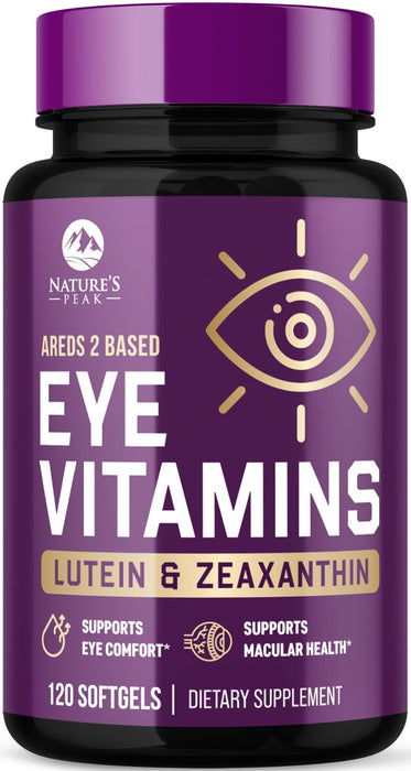 Eye Vitamins with Lutein & Zeaxanthin – 120 Capsules