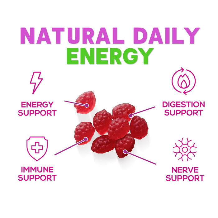 B12 Gummies for Adults, Extra Strength Energy 3000 mcg - B-12 Energy Metabolism & Immune System Support - Chewable Dietary Supplement for Adults & Kids Caffeine Free Gummy Vitamin - 120 Gummies