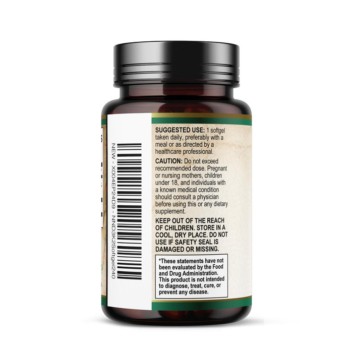Vitamin D3 K2 5000 IU + with K2 (MK-7) 100 mcg – 120 Softgels