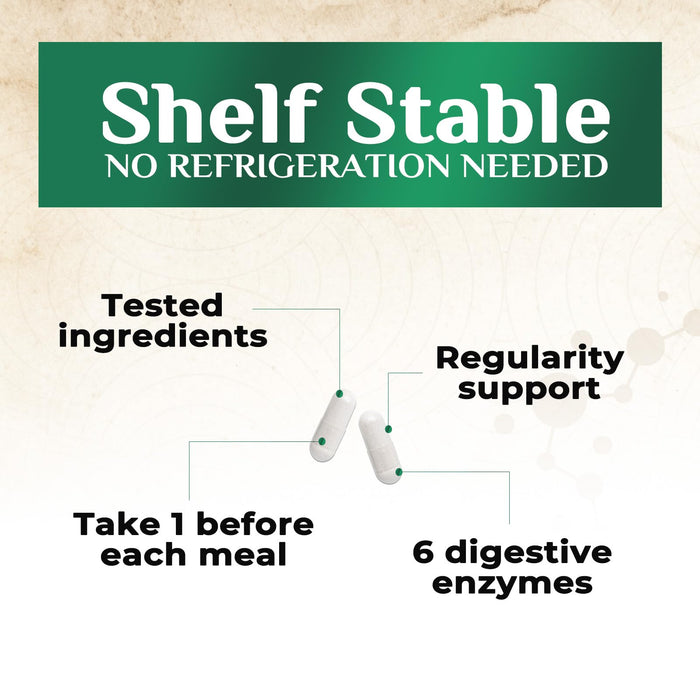 Digestive Enzymes with Probiotics - Probiotic Multi Enzymes with Probiotics and Prebiotics for Digestive Health and Bloating Relief for Women & Men, Daily Enzymes for Gut & Digestion - 120 Capsules