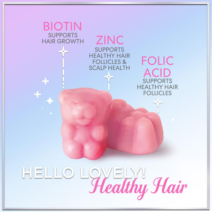 Hair Vitamins Gummies – 5000mcg – 60 Gummy