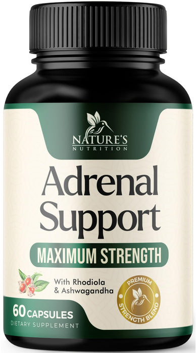 Adrenal Support Supplements Cortex Complex, Best Energy Supplement, Supports Cortisol Health & Energy Levels, Daily Ashwagandha for Women & Men, Supports Adrenal Fatigue & Immune System, 60 Capsules