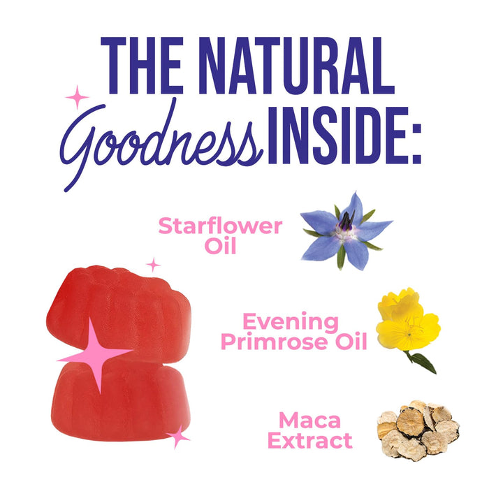 Menopause Supplement for Women - Complete Multi-Benefit Menopause Relief Gummy for Mild Hot Flashes & Night Sweats, Natural Balance & Energy Support, Menopausal Vitamins, Non-GMO - 60 Gummies