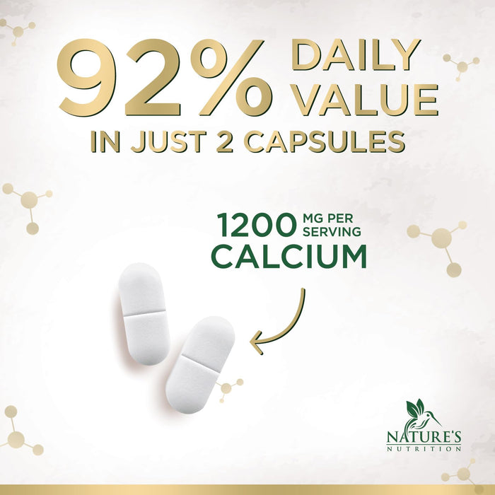 Calcium 1200 mg with Vitamin D3 – 240 Tablets