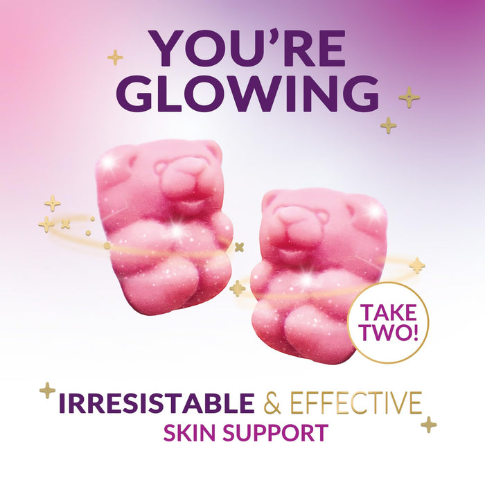 Hair Vitamins Gummies with Biotin 5000 mcg Vitamin E & C Support Hair Growth Gummy, Premium Vegetarian Non-GMO, for Stronger, Beautiful Hair, Skin & Nails, Biotin Gummies Supplement - 60 Gummy Bears