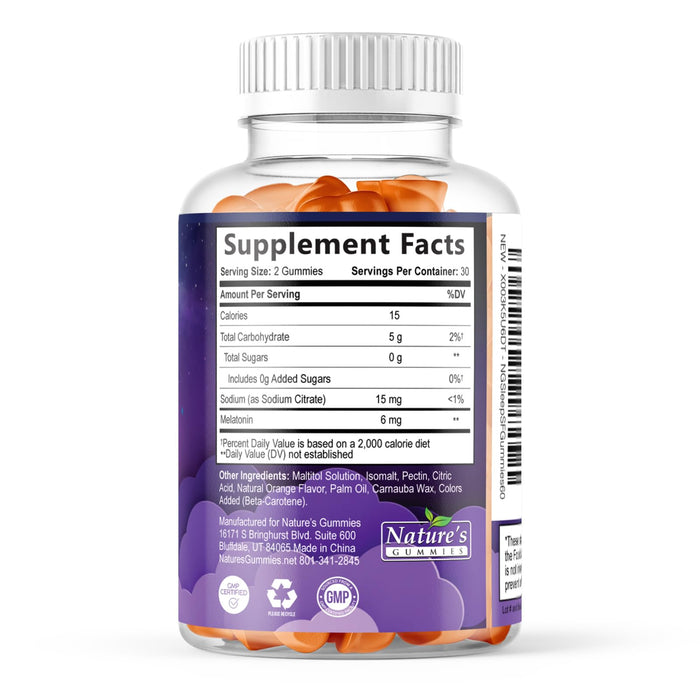 Sleep Gummies 6mg – 60 Gummies