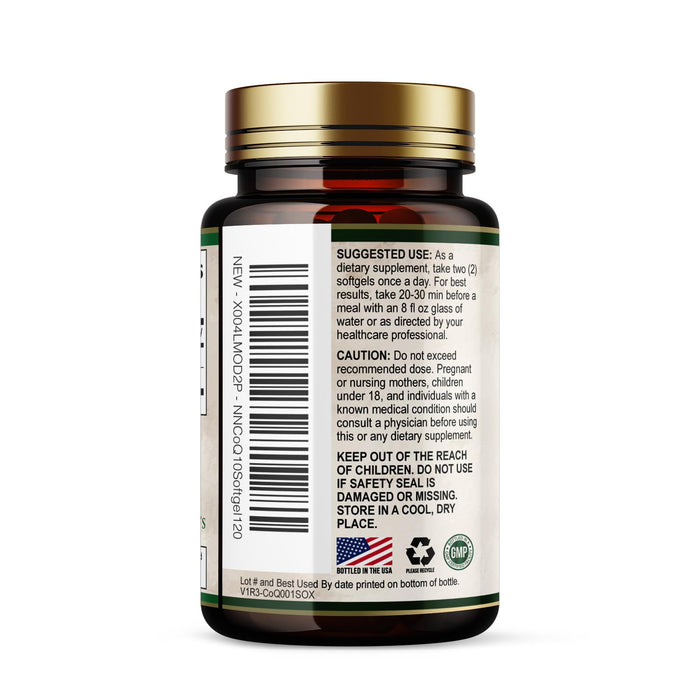 CoQ10 200mg Softgels – 120 Softgels