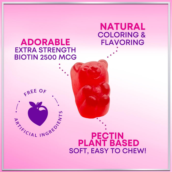 Collagen Gummies for Women - Extra Strength Collagen Peptides Gummy with Vitamin C, Zinc and Biotin, Hydrolyzed Protein Peptides Supplement for Hair, Nail & Healthy Skin Support, Non-GMO - 120 Gummies