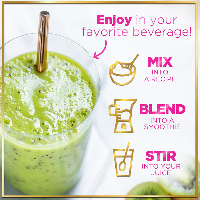 Greens Superfood Powder, Organic Spirulina & Chlorella Greens with Prebiotics & Probiotics, Gut Health & Bloating Support for Women, Green Drink Powder for Digestive & Energy Support - 28 Servings