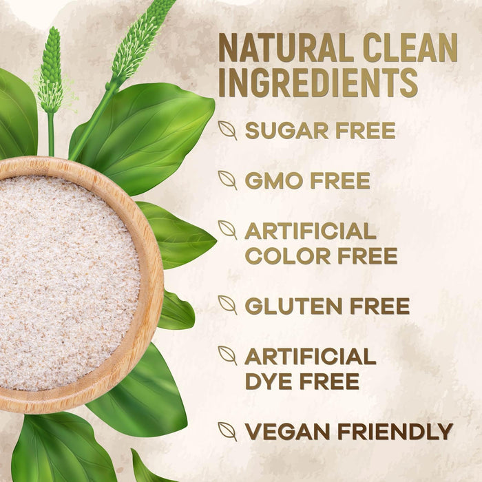 Psyllium Husk Fiber Caps 1500mg Supplement - Psyllium Husk Capsules Daily Support Digestive Health & Regularity, Nature's Plant Based Husks Natural Soluble Fiber Pills, Vegan, Non-GMO - 180 Capsules