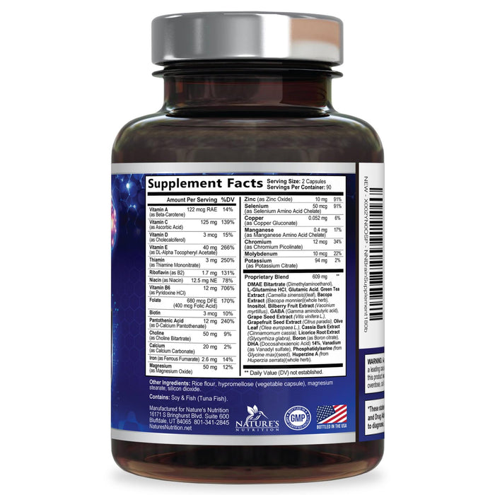 Brain Memory – 180 Capsules