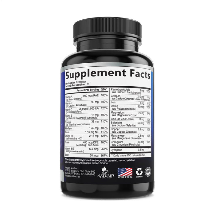 Men’s Daily Multivitamin – 60 Capsules