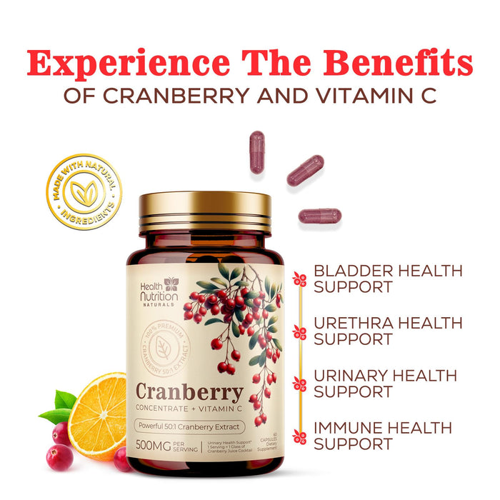 Cranberry 25,000mg – 60 Capsules