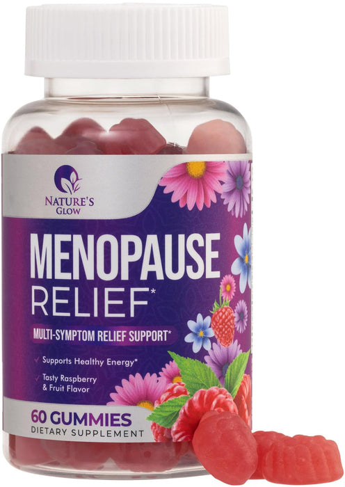 Menopause Supplement for Women - Complete Multi-Benefit Menopause Relief Gummy for Mild Hot Flashes & Night Sweats, Natural Balance & Energy Support, Menopausal Vitamins, Non-GMO - 60 Gummies