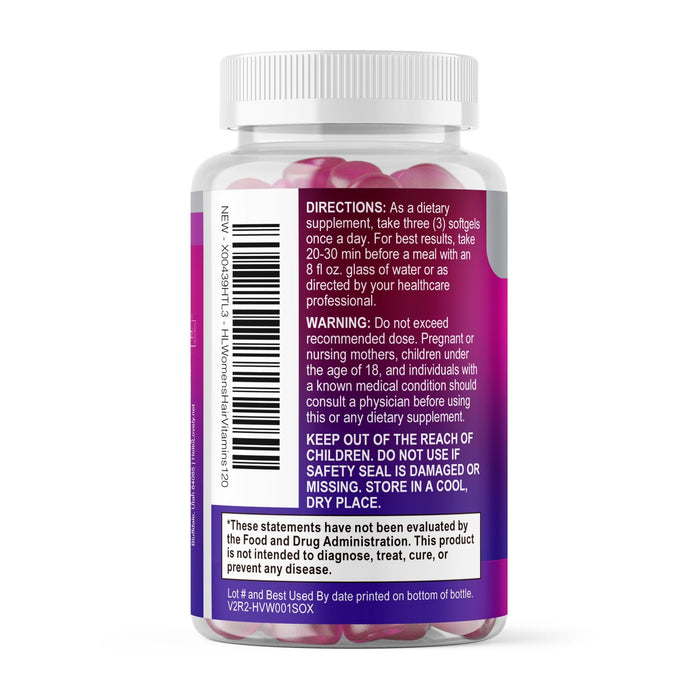 Hair – 5000mcg – 120 Softgels