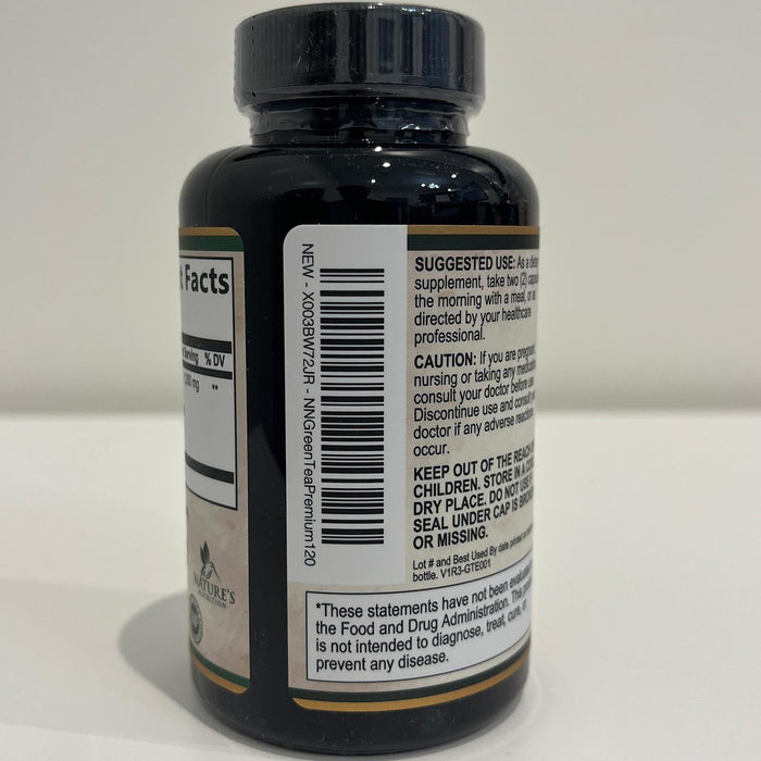 Green Tea Extract Capsules 1000 mg - Standardized 45% EGCG & 98% Polyphenols - 3X Strength Green Tea Pills for Natural Energy - Supports Heart Health, Herbal Supplement, Vegan, Non-GMO - 120 Capsules