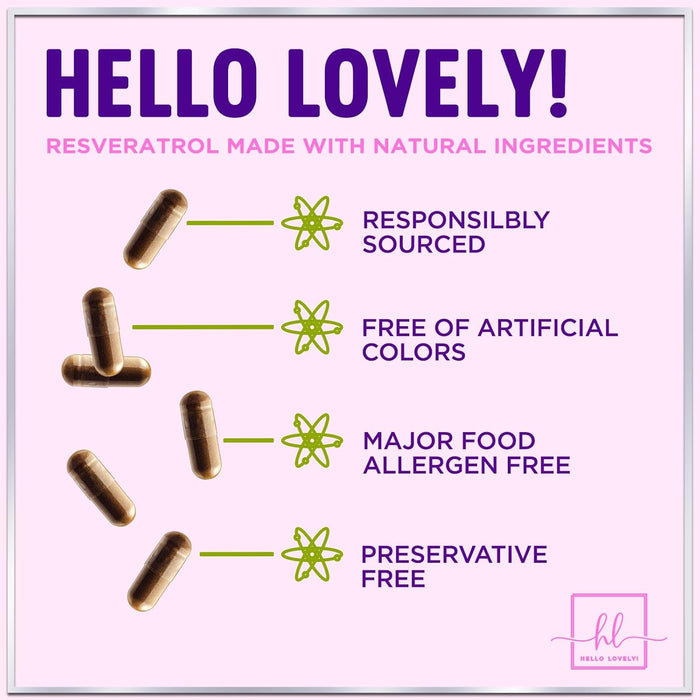 Resveratrol Supplement 1800mg - Extra Strength Antioxidant Complex for Healthy Aging & Immune Support, Heart Health & Cellular Energy Support, Bioavailable Trans-Resveratrol - 120 Vegan Capsules