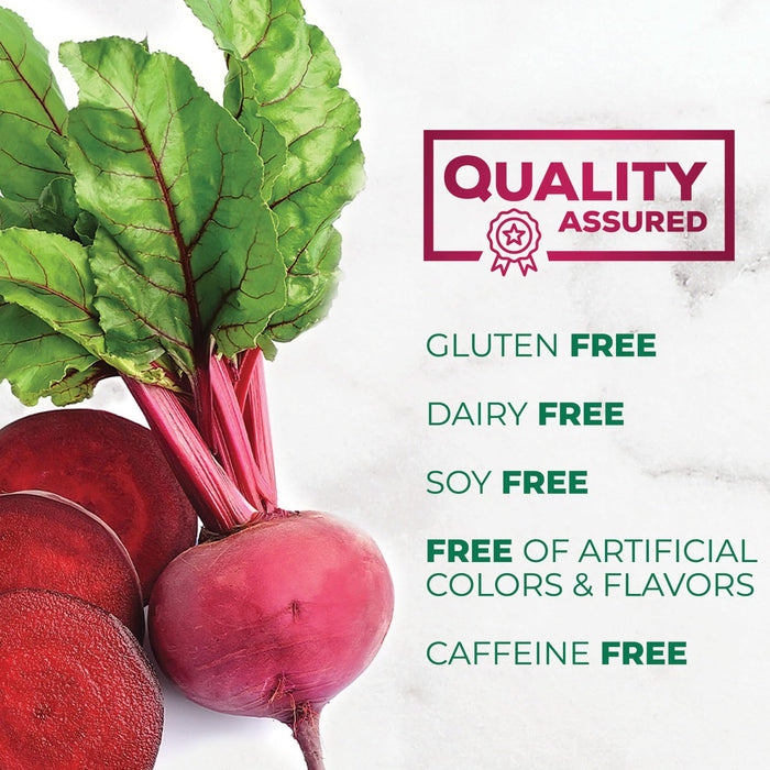 Heart Chews - Nitric Oxide & Energy Support with Beet Root Extract & Grape Seed Extract - Natural Non-GMO Beetroot Powder Antioxidant Soft Berry Flavor Chewable Supplement for Women & Men - 60 Count