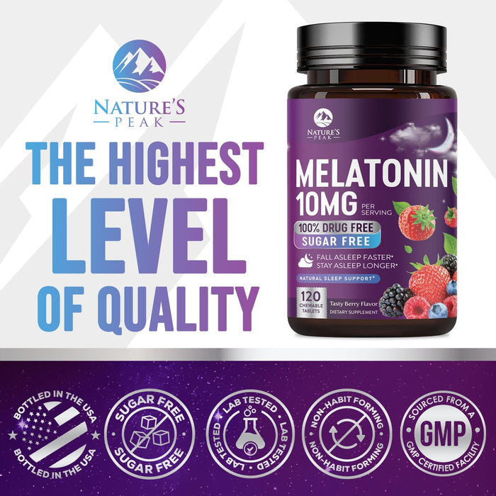 Melatonin 10mg – 120 Day Supply