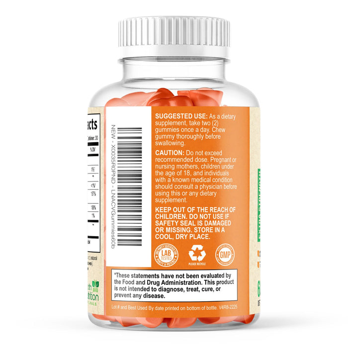 Apple Cider Vinegar Gummies – 1000mg – 60 Gummies