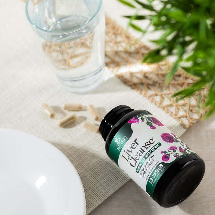 Liver Cleanse Detox & Repair Formula - Herbal Liver Support Supplement with Milk Thistle with Silymarin, Artichoke Extract, Dandelion, Beet, Chicory Root, & Turmeric for Liver Health - 120 Capsules