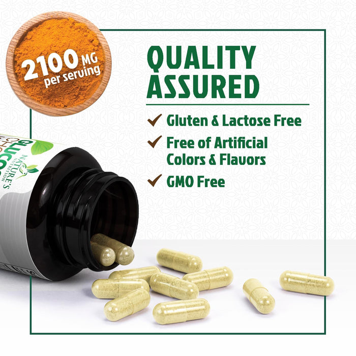 Glucosamine Chondroitin MSM 2100mg Complex - Joint Support Supplement for Joint Mobility & Comfort For Men and Women with Turmeric & Boswellia, Triple Strength Glucosamine Supplements - 240 Capsules