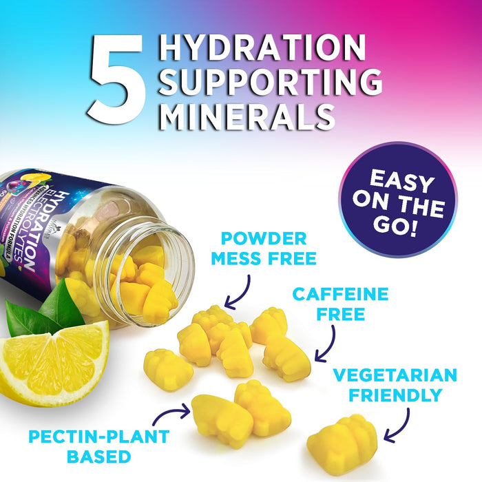 Hydration Electrolyte Gummies – 60 Gummies
