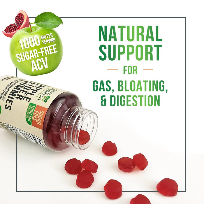Apple Cider Vinegar Gummies – 1000mg – 120 Gummies