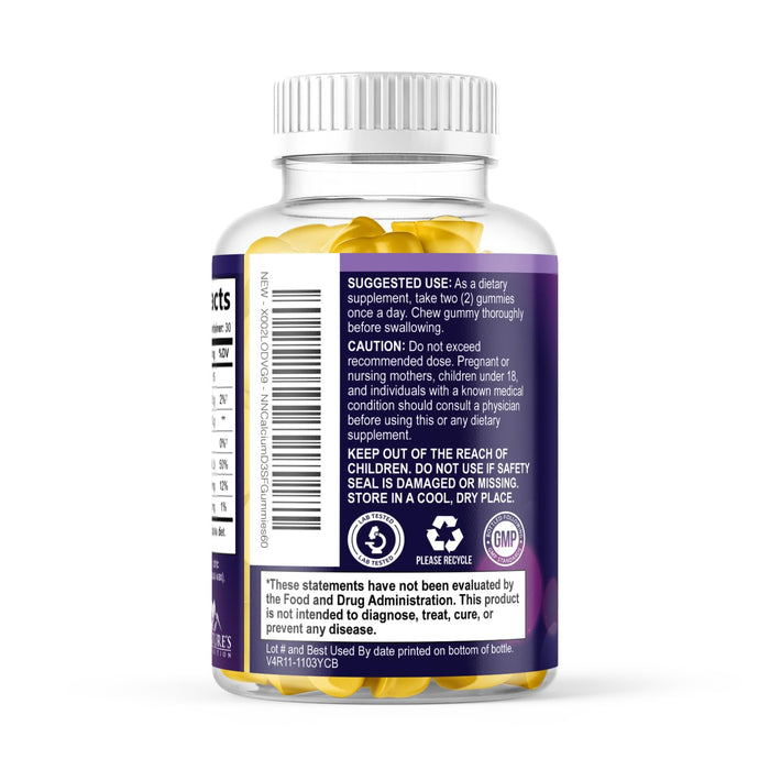 Chewable Calcium – 400 IU – 60 Gummies