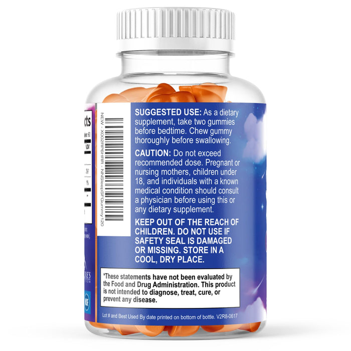 Melatonin Sleep Gummies Sugar Free – 6mg – 120 Count