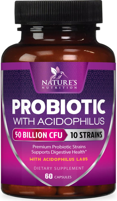 Probiotics 60 Billion CFU per Serving – 60 Capsules