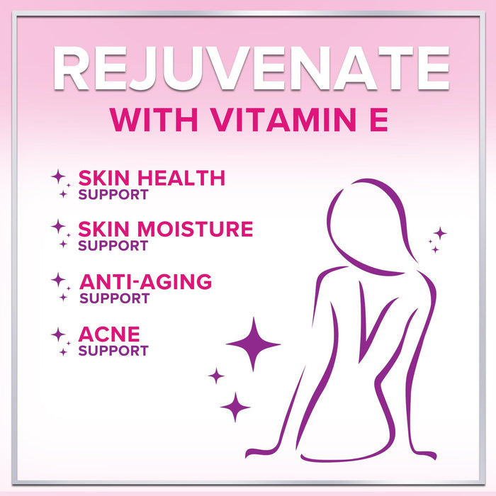 Vitamin E for Women and Men - 180 mg (400 IU) dl-Alpha - Powerful Antioxidant Dietary Supplement - Hair, Skin, & Immune Health Support - Easily Absorbed Form, Non-GMO & Gluten Free - 120 Softgels