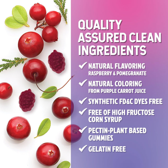 Probiotics for Women Gummies with Cranberry - 6 Premium Strains for PH Balance, Digestive Health, Vaginal & Immune Support, 3 Billion CFU, Women's Probiotic Gummy for Feminine Health - 120 Gummies