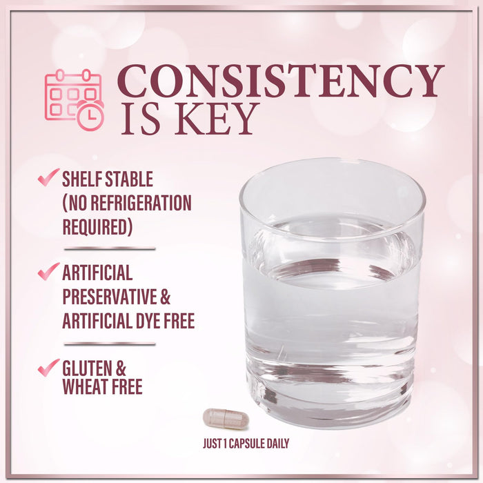 Vaginal Probiotics for Women - Vaginal PH Flora Feminine Health Balance Support - 50 Billion CFU Per Capsule, Odor Digestive Immune Support - Womens Probiotics Supplement with Cranberry - 60 Capsules