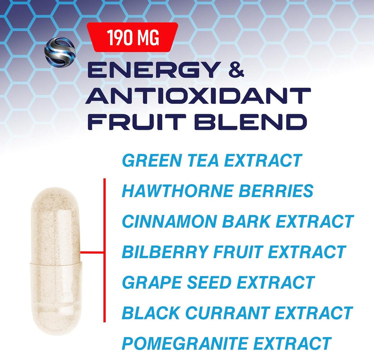 Multivitamin for Men - Vitamin A, C, D, E, Zinc, Calcium, Multivitamins for Immune Health Support, Vitamin B12, Menâ€™s Daily Multivitamin Supplement Capsules, Non-GMO Mens Multi Vitamins - 60 Capsules