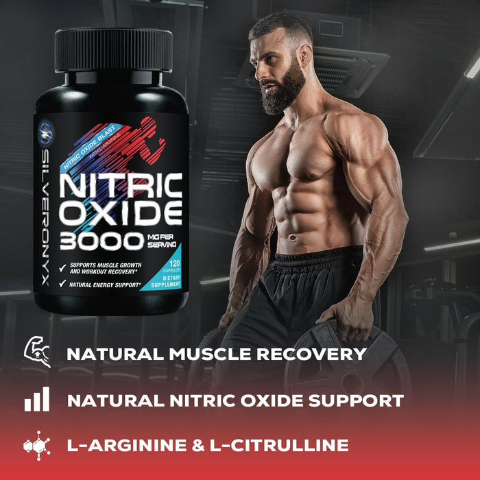 Nitric Oxide Formula with L-Arginine + Citrulline – 120 Capsules
