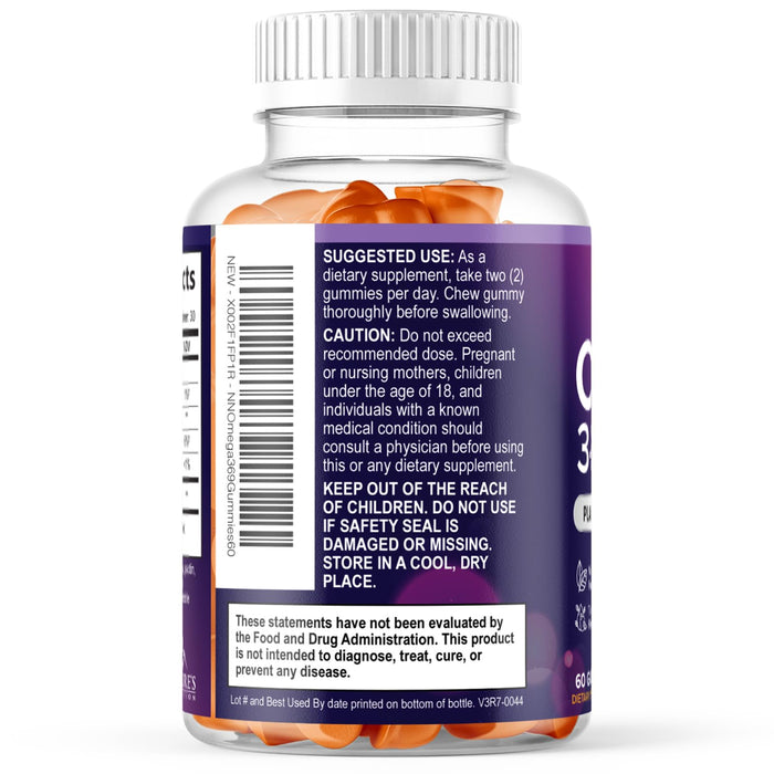 Omega-3 6 9 Vegan Gummies – 60 Gummies