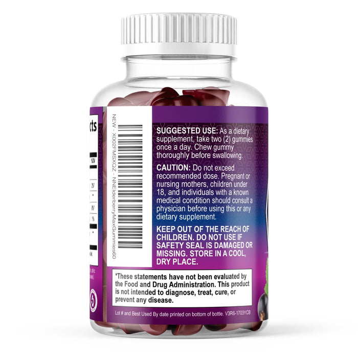 Elderberry – 4200mg – 60 Gummies