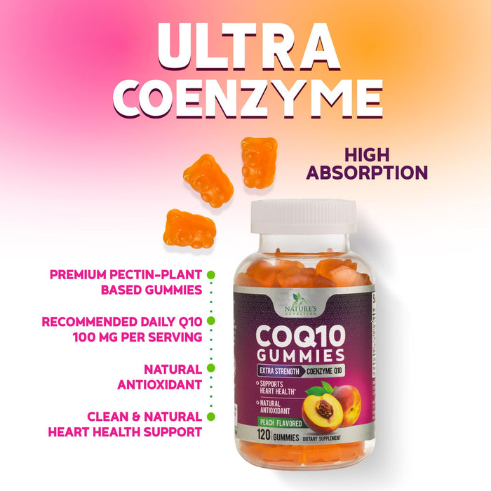 Nutrition CoQ10 Gummies 100mg – 120 Count