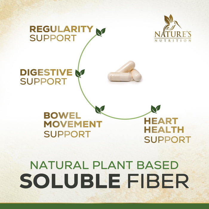 Psyllium Husk Fiber 2000mg – 120 Capsules