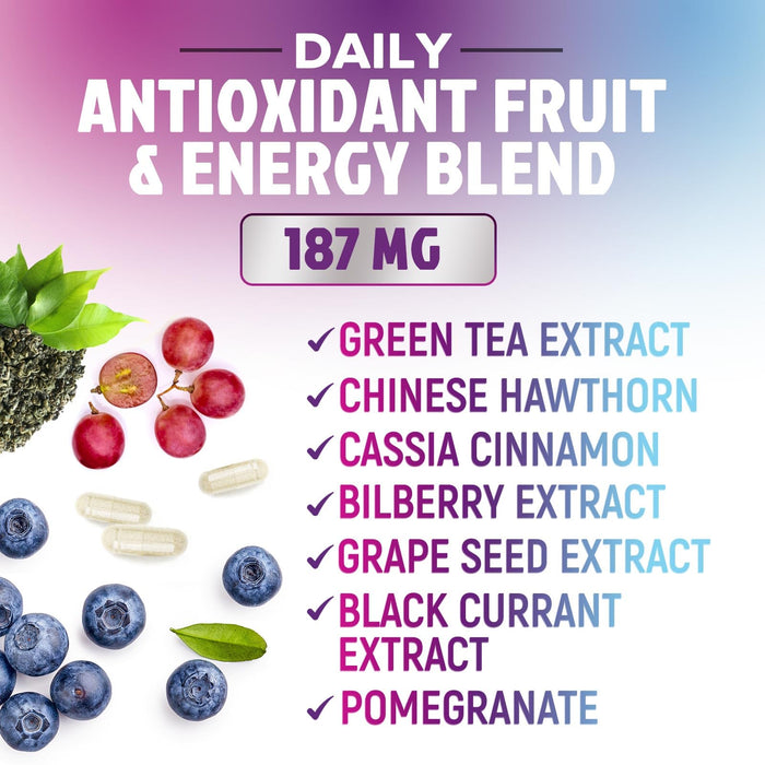 Multivitamin for Women with Vitamins A, C, D, E, B6, B12, Zinc, Calcium & Magnesium, Womens Daily Multi Vitamin Multimineral Supplement for Bone Health, Energy & Immune Support, Non-GMO - 120 Capsules