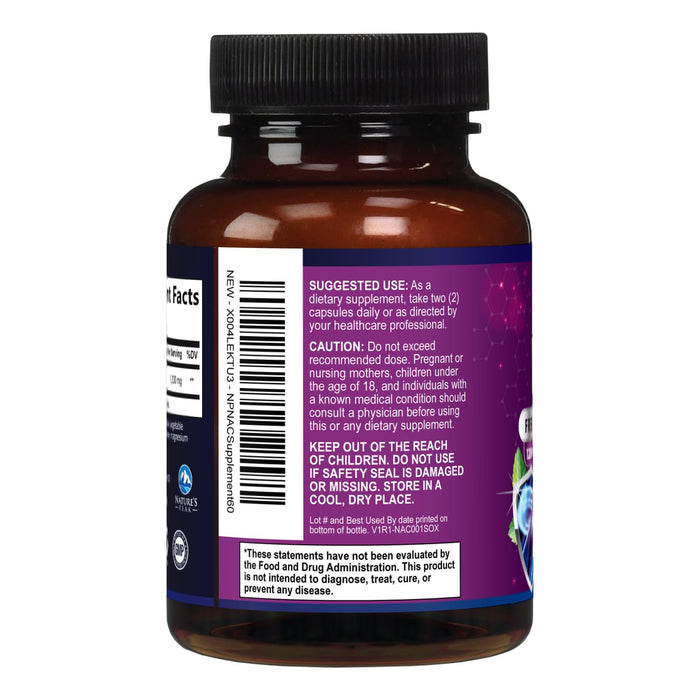 N-Acetyl Cysteine (NAC) 1200 mg – 60 Capsules