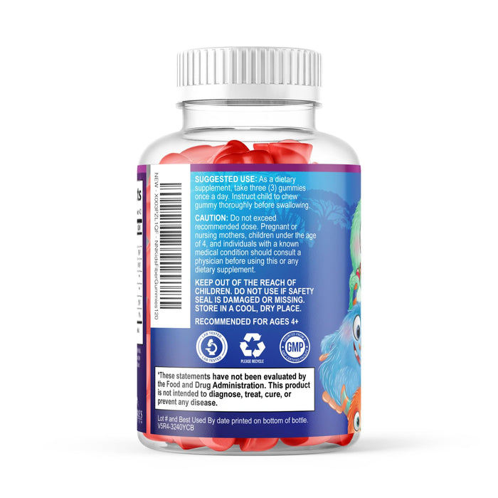 Fiber Gummies for Kids – 120 Gummies