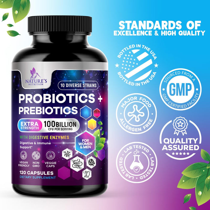 Probiotics 100 Billion CFU – 120 Capsules