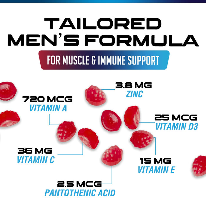 Multivitamin for Men - Daily Mens Multivitamins & Multiminerals with Vitamin D, Vitamin C, B12 Zinc & More - Energy, Memory, Focus & Immune Health Support - Essential for Men Over 40 - 60 Capsules