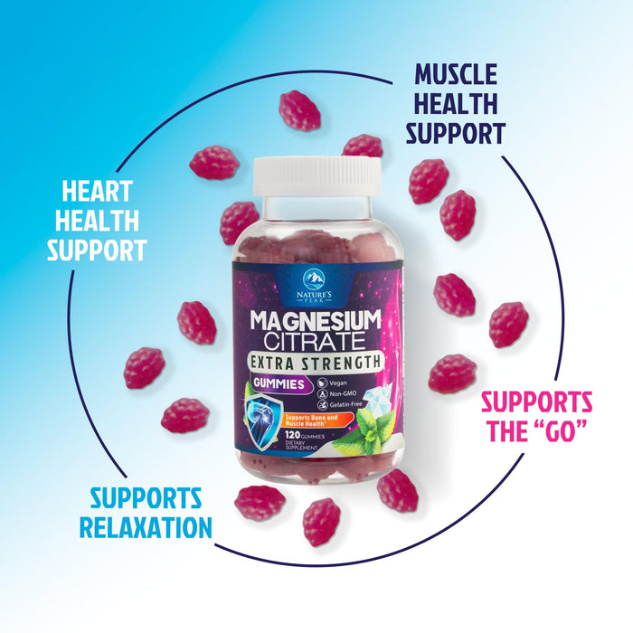 Magnesium Citrate Gummies – 120 Gummies