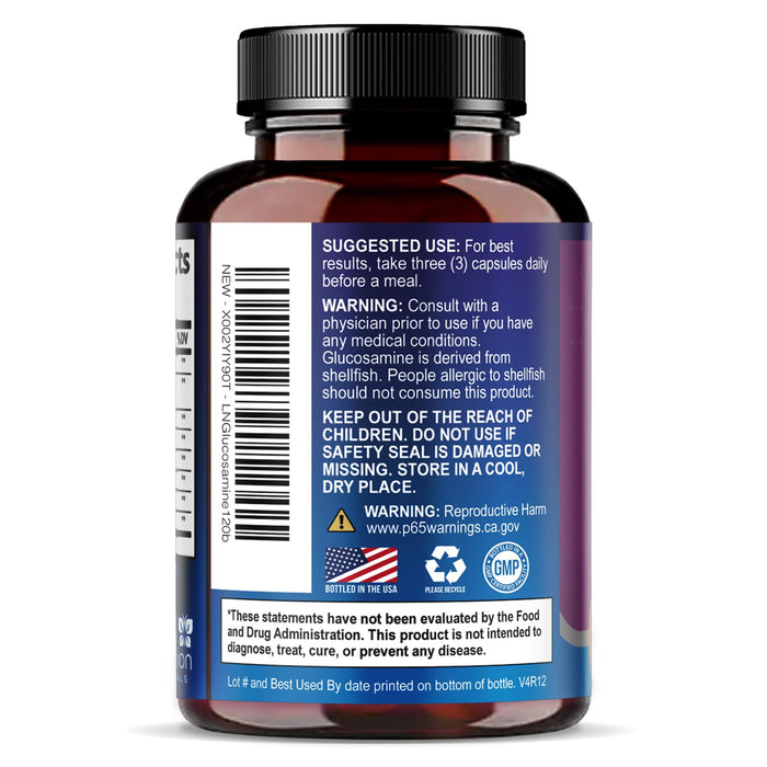 Glucosamine Chondroitin MSM 2100mg Complex – 120 Capsules
