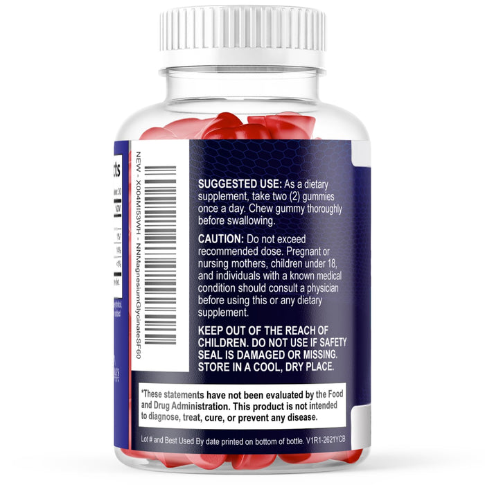 Magnesium Glycinate Gummies – 60 Gummies